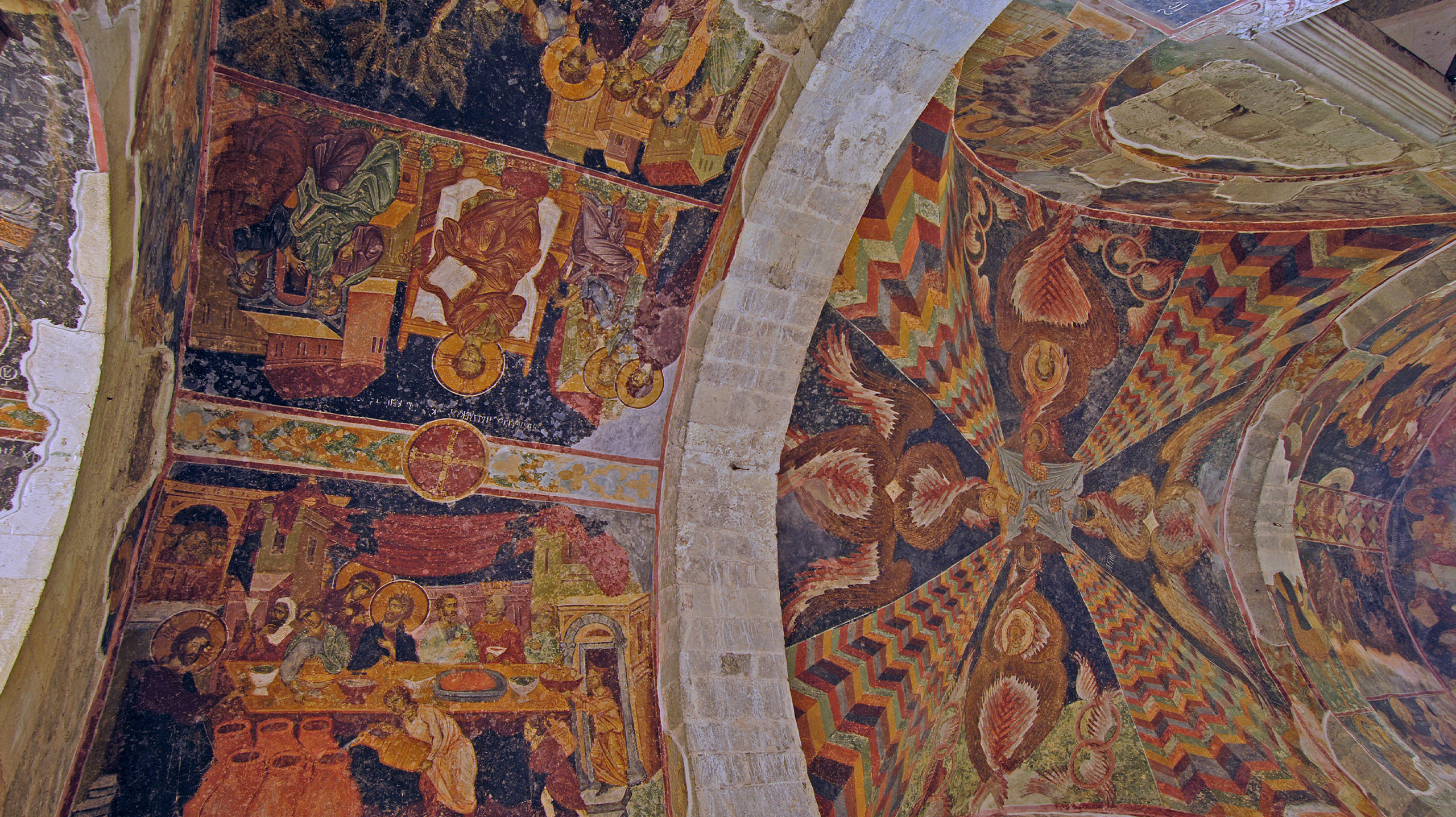 Trabzon_Hagia_Sophia_Evangelists_fresco_4790